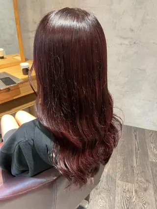 ロング 🦄艶カラー×韓国 NANA💎🐬のヘアスタイル