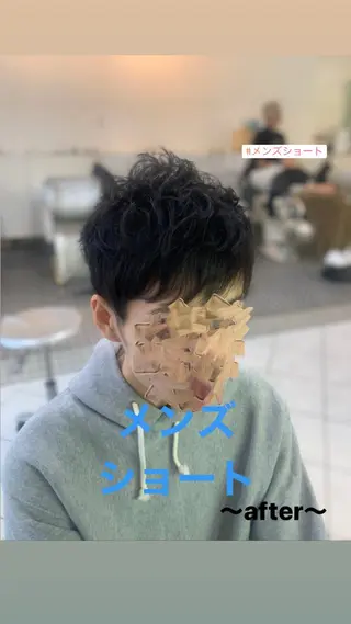 ショート パーマ メンズ ～増田 勇輝～のヘアスタイル