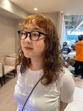 ロング パーマ dogstar小林諒 レイヤー/パーマのヘアスタイル