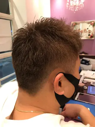 ショート メンズ 山本 咲貴のヘアスタイル