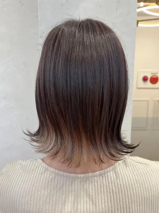 ミディアム カラー 透明感カラー│ レイヤーヘア中居美樹のヘアスタイル