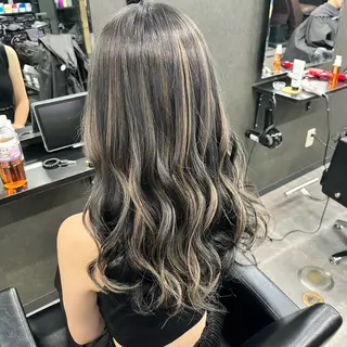 ロング カラー hair salon chic.所属・chic.エクステ. 艶カラー.miu🦊のヘアスタイル