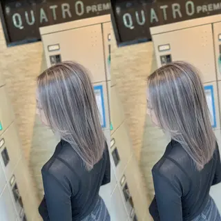 ミディアム Y Uのヘアスタイル