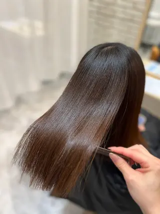 セミロング UNITE所属・🎀UNITE/艶髪 /シールエクステ🎀のヘアスタイル