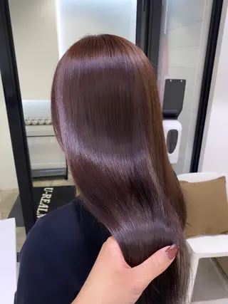 ロング カラー Beleza Era所属・韓国レイヤー/ 縮毛矯正🎀minaのヘアスタイル