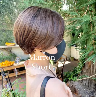 ショート カラー 小顔ショート✁ ⁂Yukari⁂のヘアスタイル