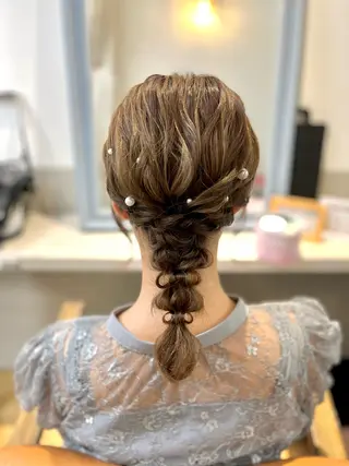 ヘアアレンジ 似合わせヘアメイク 💐オダギリチアキのヘアスタイル