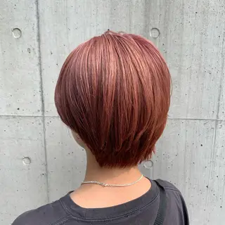 ショート カラー ボブ/インナーカラー ショート/佐野祥子のヘアスタイル
