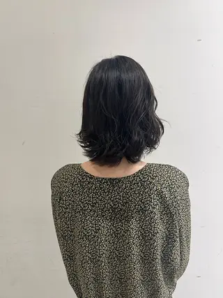 ミディアム パーマ 石毛 大翔のヘアスタイル