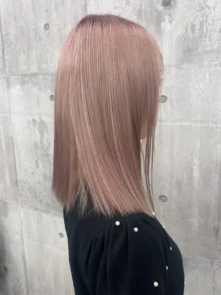 ミディアム カラー nonoka/ ブリーチ/モニカのヘアスタイル