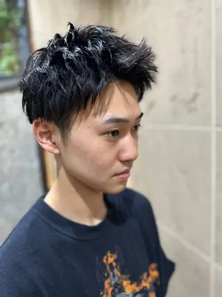 ショート メンズ 溜 一太のヘアスタイル