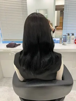 ロング カラー ヘアアレンジ 🫧透明感ラベンダー 似合わせ🫧あい🫧のヘアスタイル