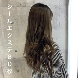 ロング シールエクステ/渋谷 /ギャル/LIALAのヘアスタイル