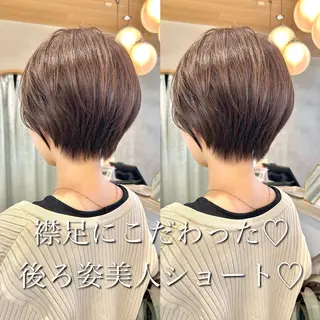 ショート 🩵縮毛矯正/ブリー チ/髪質改善/いつかのヘアスタイル