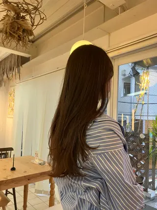 ロング カラー 【髪質改善/縮毛矯正 /カラー】ホサカのヘアスタイル