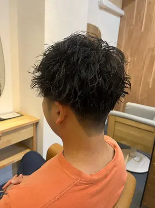 パーマ メンズ 海江田 しずかのヘアスタイル