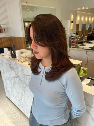 セミロング haruna .のヘアスタイル