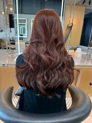 ロング カラー 韓国ヘア×髪質改善 サロンmareのヘアスタイル