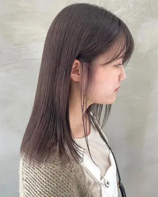 セミロング カラー 🫧透明感カラー🫧 OIKAWAのヘアスタイル