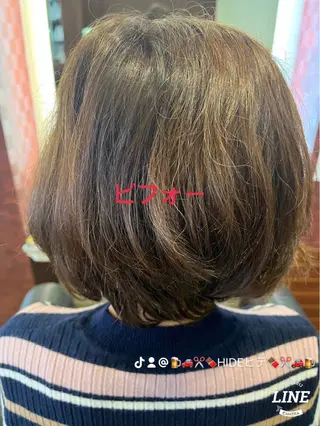 ショート パーマ エル美容室所属・織田 英之のヘアスタイル