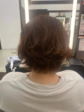 ショート パーマ 池田 朱李のヘアスタイル