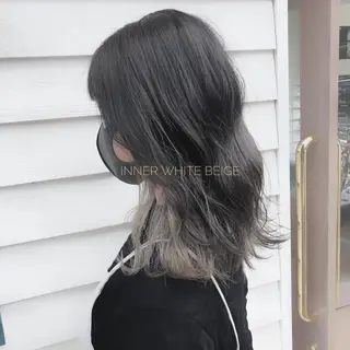 セミロング 山崎 俊介のヘアスタイル