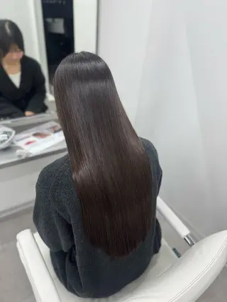 ロング 🕯コバ/レイヤー/ 透明感/縮毛🕯のヘアスタイル