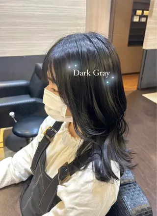 ロング カラー ⭐️似合わせアップ ⭐️並木奏絵のヘアスタイル