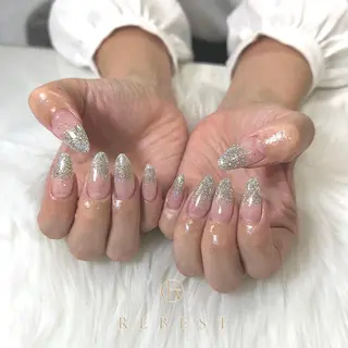 ネイル ❤️💛REBEST 付け放題Nailのネイルデザイン