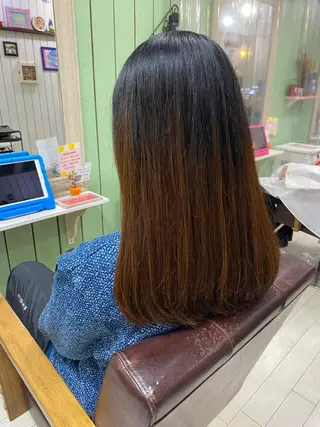 ロング 🩶西 雪乃/透明感 くすみカラー🫧のヘアスタイル