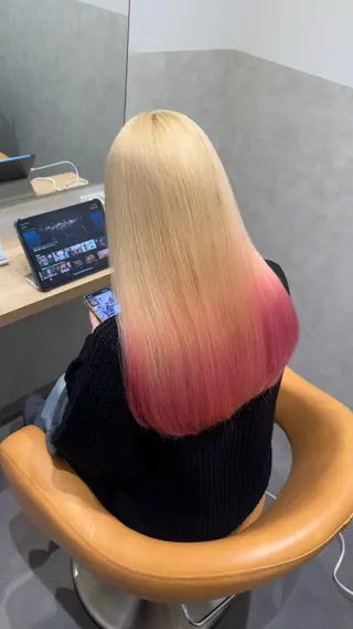 ロング カラー SALOWIN札幌大通り所属・札幌ブリーチカラー/ ダブルカラー/ドイのヘアスタイル