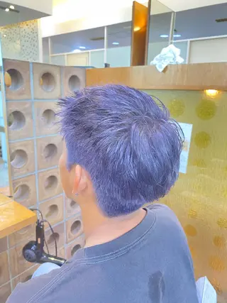 ショート カラー メンズ メンズスタイル 完全再現/仁翔のヘアスタイル