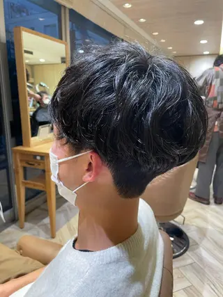 パーマ メンズ 佐川 友里のヘアスタイル