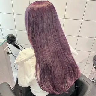 ロング カラー 🫧うる艶トレンド 🫧透明感カラーのヘアスタイル