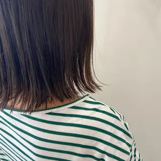 ミディアム カラー 松本 玲菜のヘアスタイル