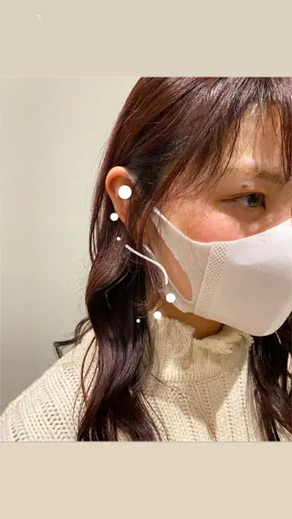 カラー パッチリ可愛いまつげ に✨moemiのマツエク・マツパデザイン