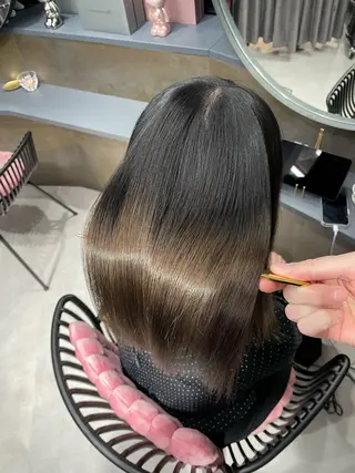 ロング 半個室サロンyoures hair 髪質改善トリートメント東新宿店所属・榊原竜弥 髪質改善/美髪作りのヘアスタイル