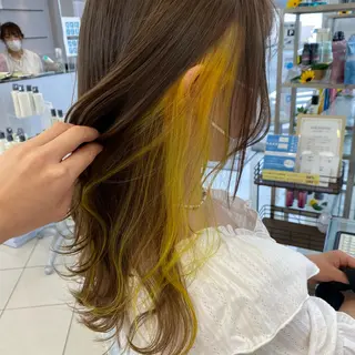 セミロング JILL    hair所属・maki💖 ボブ/縮毛矯正のヘアスタイル