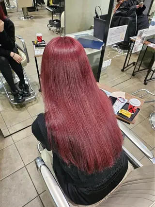 ロング カラー soin de brace × nail salon Coffret 今里店所属・原 大樹のヘアスタイル