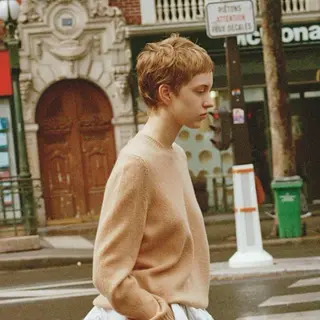 ショート 暖色/パーマ 🌼クニトウメイのヘアスタイル