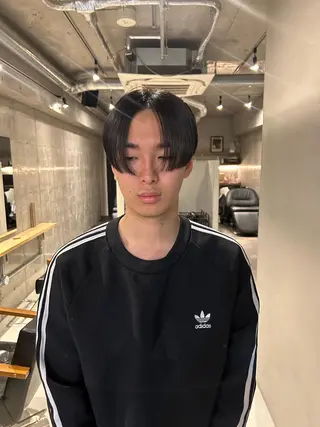 ショート メンズ 石原 実のヘアスタイル