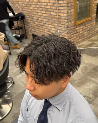 パーマ メンズ パーマ特化 まなるのヘアスタイル