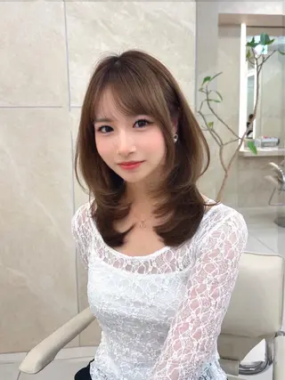 ロング 栄/レイヤー/ 津野 こころのヘアスタイル