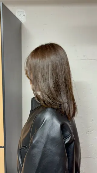 ミディアム tokute 中野真咲🐺のヘアスタイル