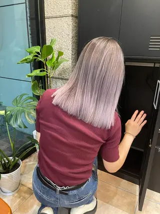 セミロング カラー olino 【オリノ】西田辺のヘアスタイル