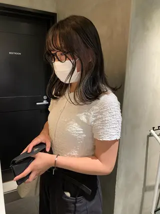 ミディアム カラー アンニュイヘア🪽 ayumiのヘアスタイル