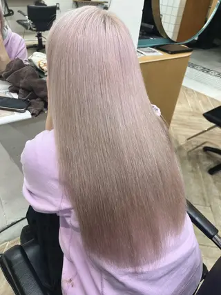 ロング カラー ベージュカラー 新潟/万代/井上佑のヘアスタイル