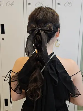 ロング ヘアアレンジ ミク🇰🇷 /Agu hairのヘアスタイル