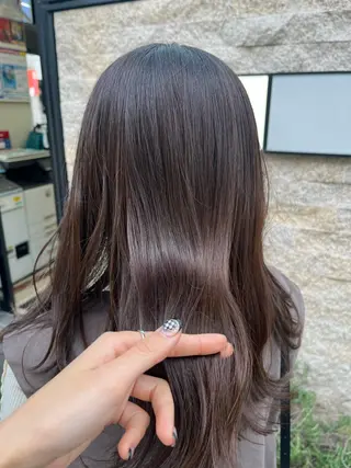 ミディアム カラー ✨透明感カラー✨ 🦖佐々木未来🦕のヘアスタイル