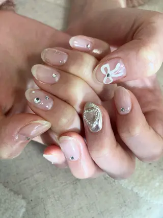 ネイル Nail salon Roovely 代官山店【ネイルサロンルブリー】所属・roovely Rumi/ニュアンスのネイルデザイン